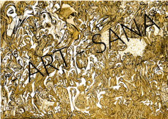WALL ART -THE GREAT PASSAGE - GOLD - (Hand-Drawn Illustration - Digitally Refined)