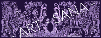 WALL ART - DOUBLE VESSEL OF THE LIVING CODE  - PURPLE  - (Hand-Drawn - Digitally Refined)