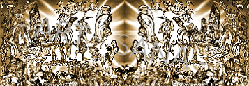 WALL ART - DOUBLE VESSEL OF THE LIVING CODE  - GOLD  - (Hand-Drawn - Digitally Refined)