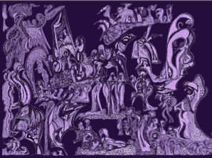 WALL ART -The Violet Passage